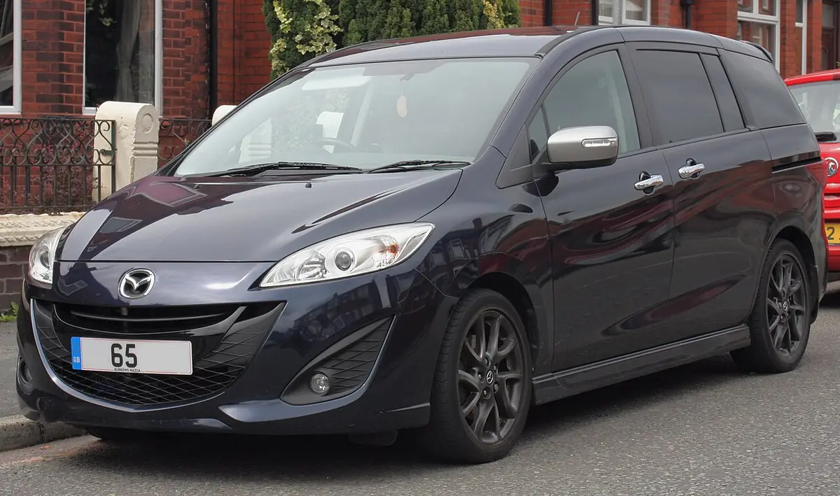 Mazda Mazda5 exterior (photo from Wikimedia Commons)