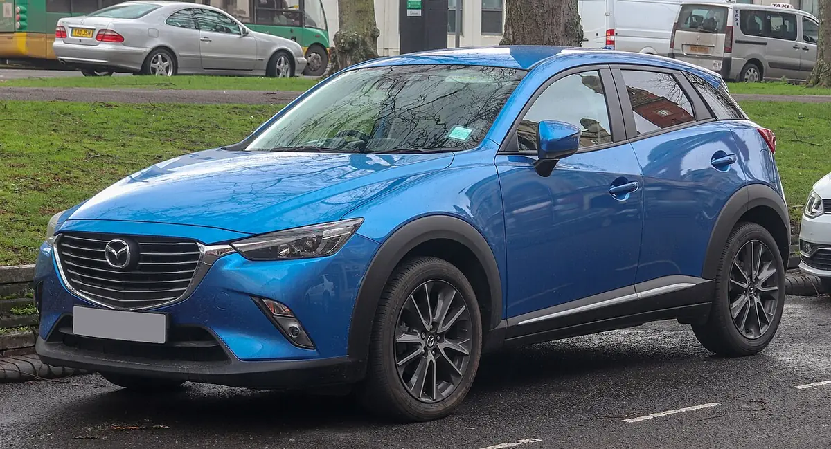 Mazda CX-3 exterior (photo from Wikimedia Commons)