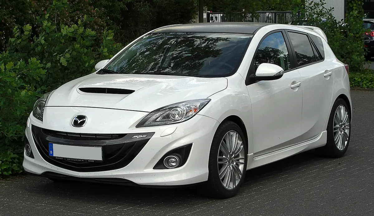 Mazda Mazdaspeed3 exterior (photo from Wikimedia Commons)