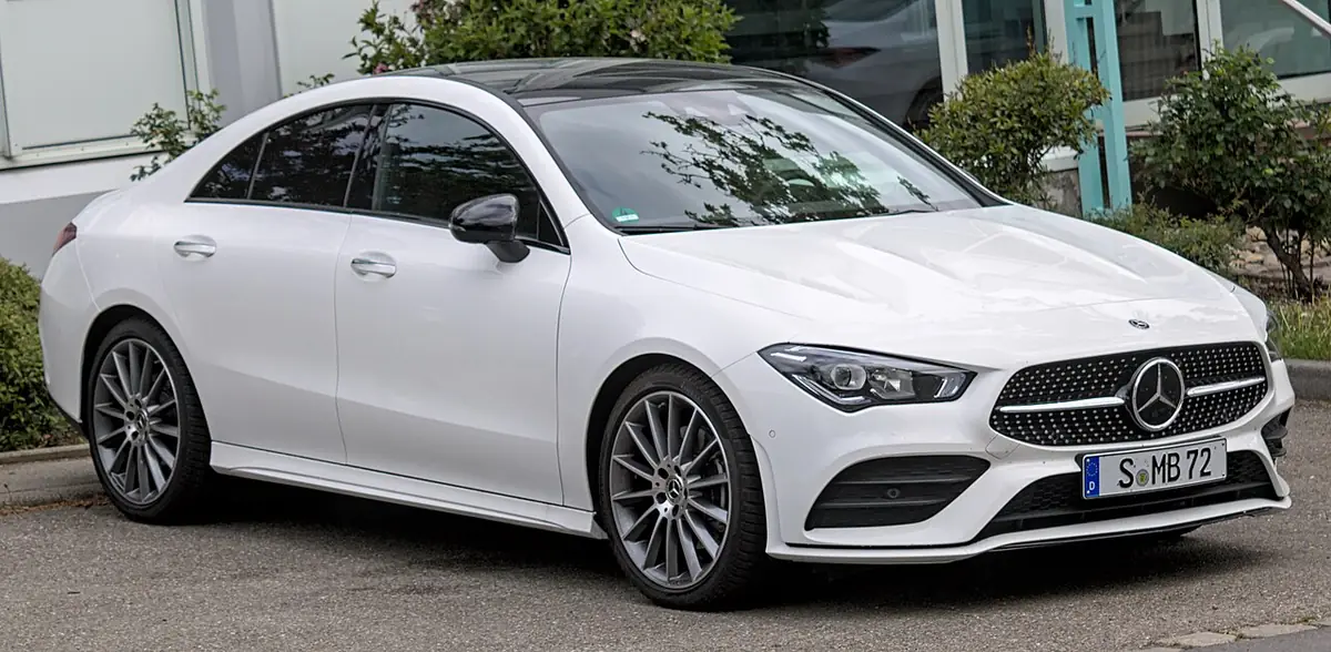 Mercedes-Benz CLA-Class exterior (photo from Wikimedia Commons)