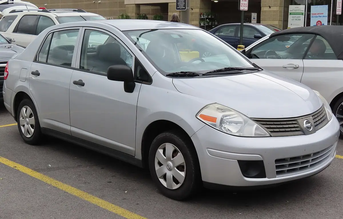 Nissan Versa (photo from Wikimedia Commons)