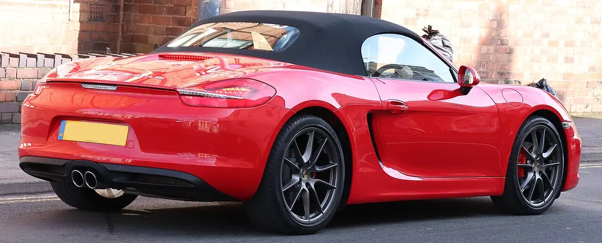 Porsche Boxster exterior (photo from Wikimedia Commons)