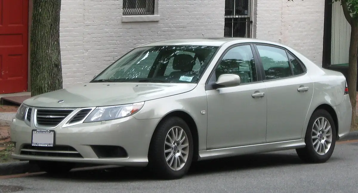 Saab 9-3 exterior (photo from Wikimedia Commons)
