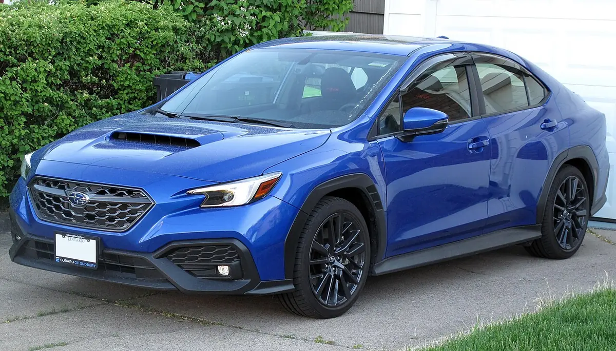 Subaru WRX exterior (photo from Wikimedia Commons)