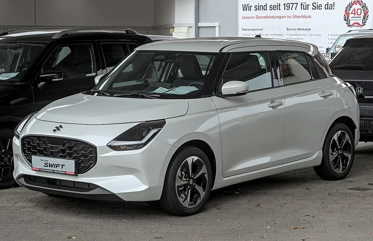 Suzuki Swift exterior (photo from Wikimedia Commons)