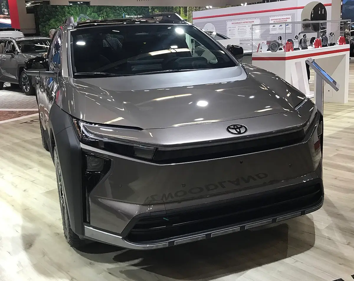 Toyota bZ exterior (photo from Wikimedia Commons)
