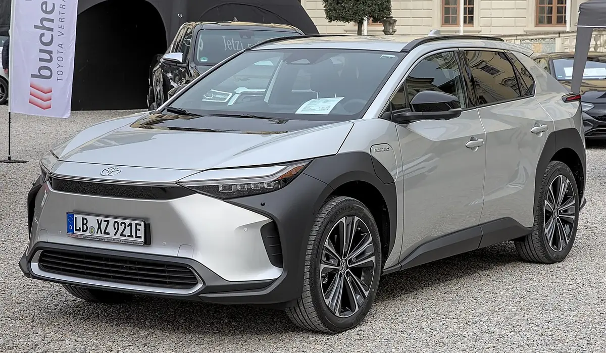 Toyota bZ4X exterior (photo from Wikimedia Commons)