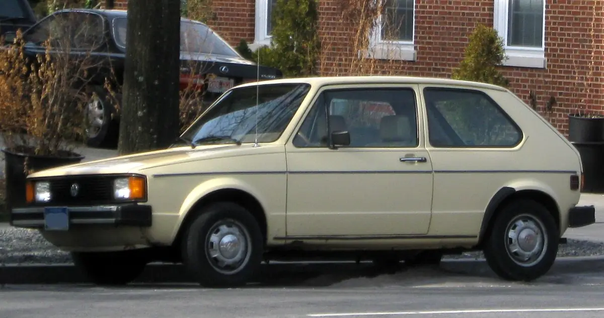 Volkswagen Rabbit exterior (photo from Wikimedia Commons)